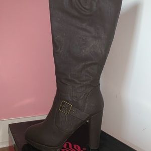Wide Calf Knee High Boots